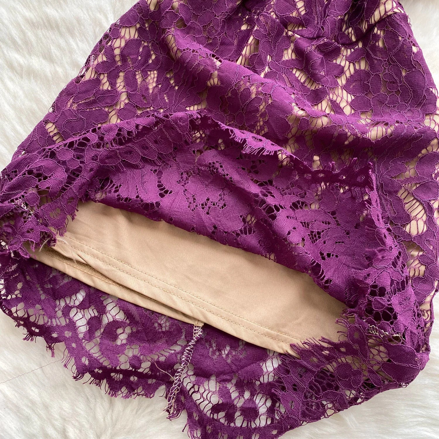 Fleurveil Lace Mini Dress