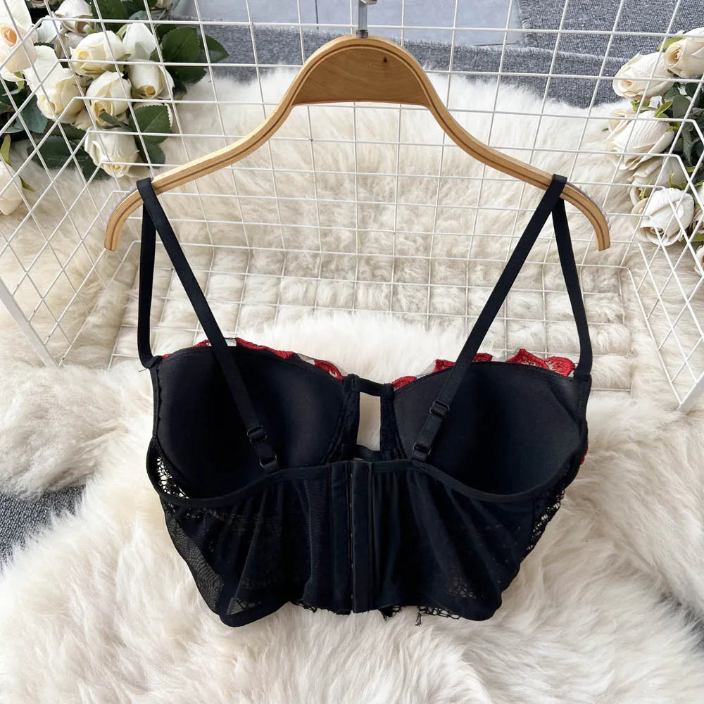 Roses After Midnight Lace Set