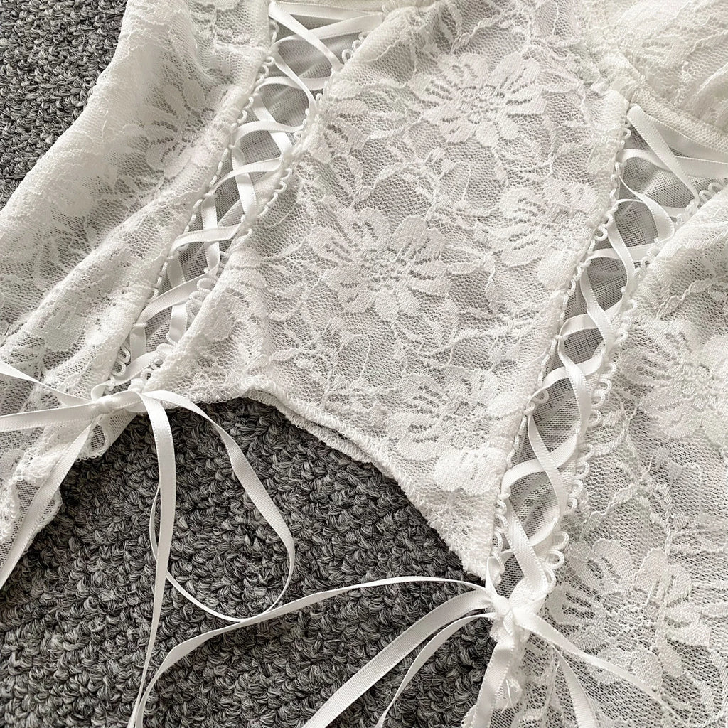 Lattice Tie Bodysuit