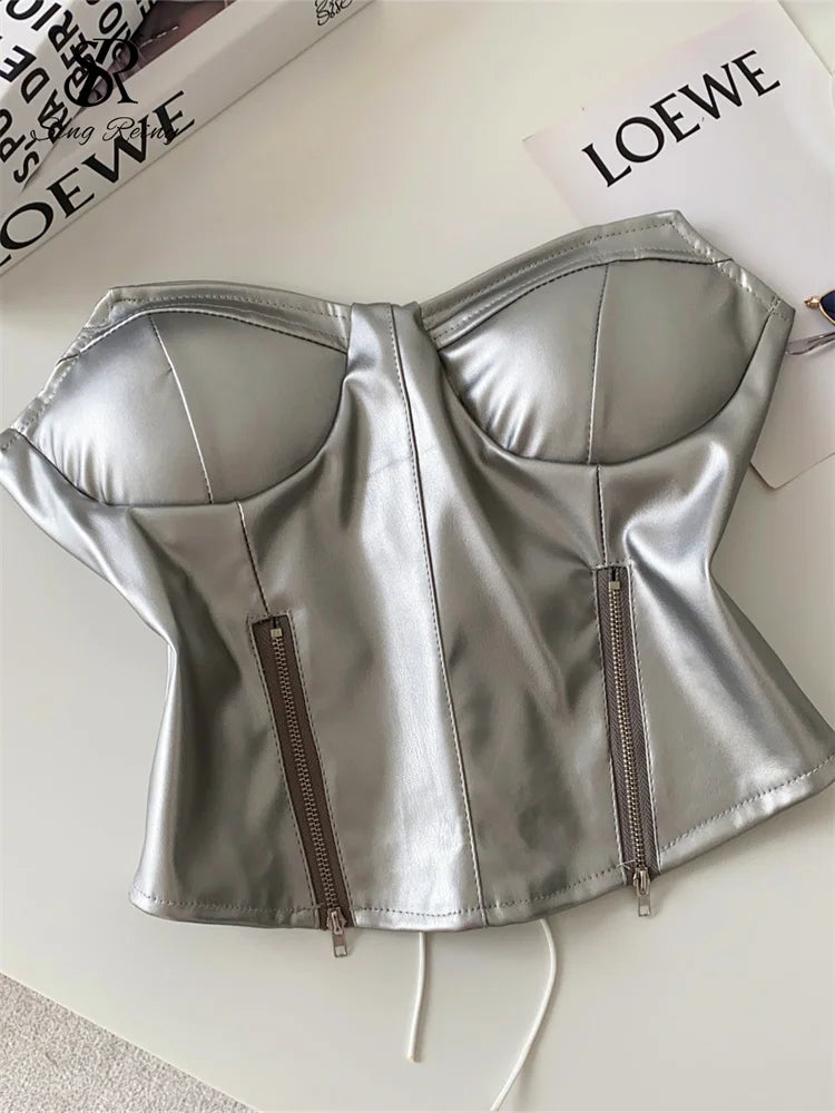 Zip Me Up Corset Top