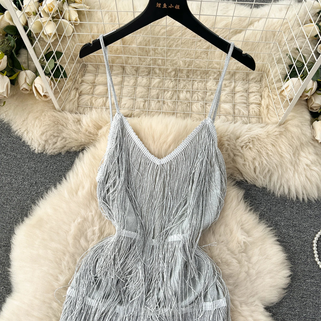 Tassel Flutter Dress