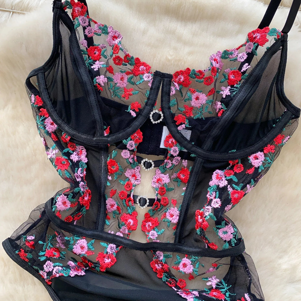 Bad Habit Floral Bodysuit