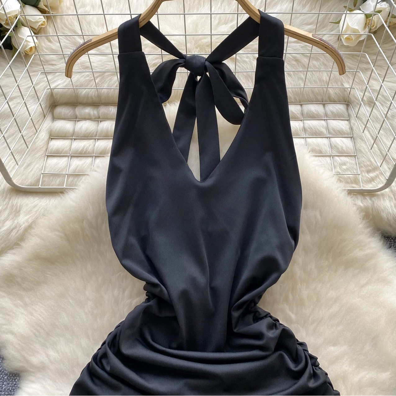 Hot Date Drape Dress