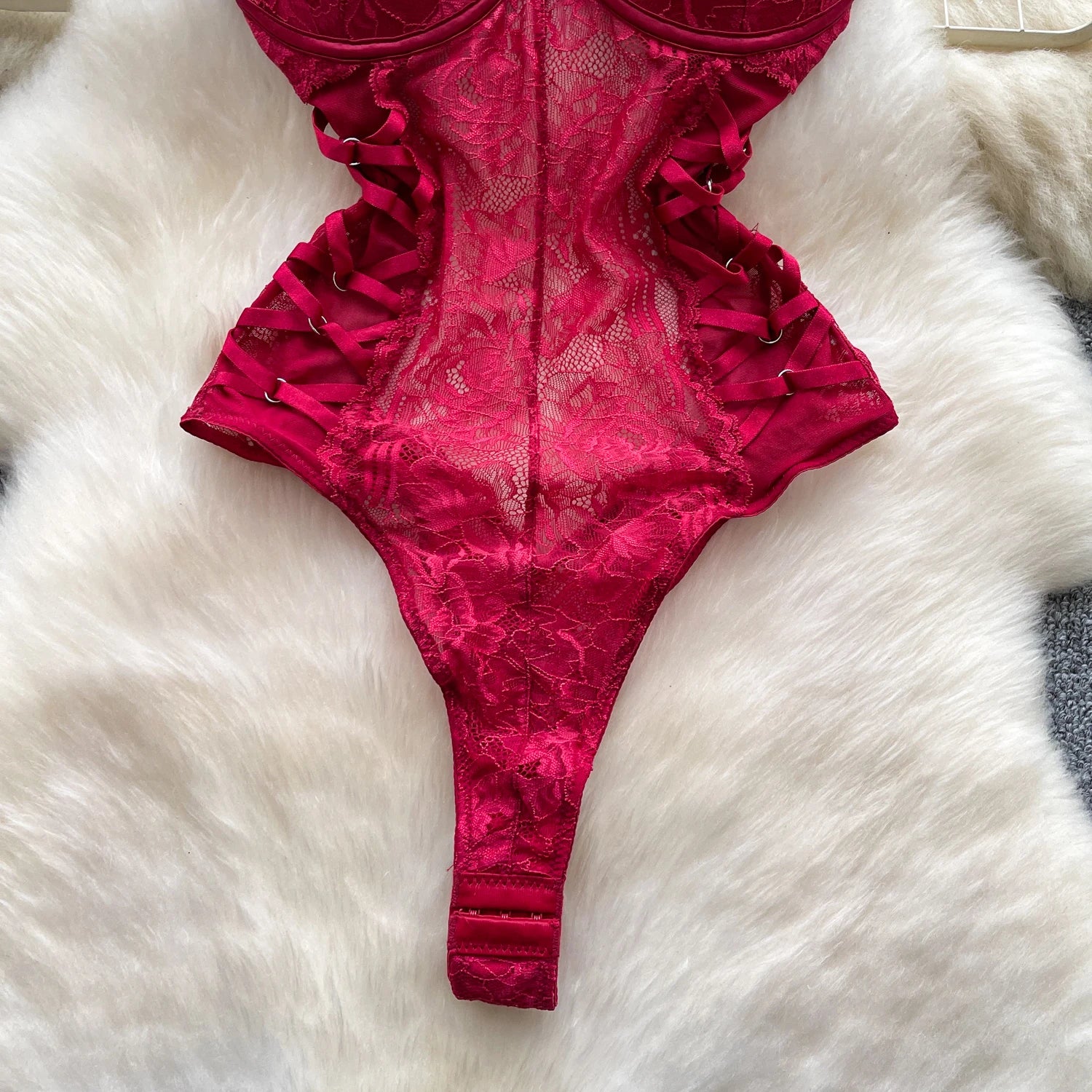 Heartframe Lace Bodysuit