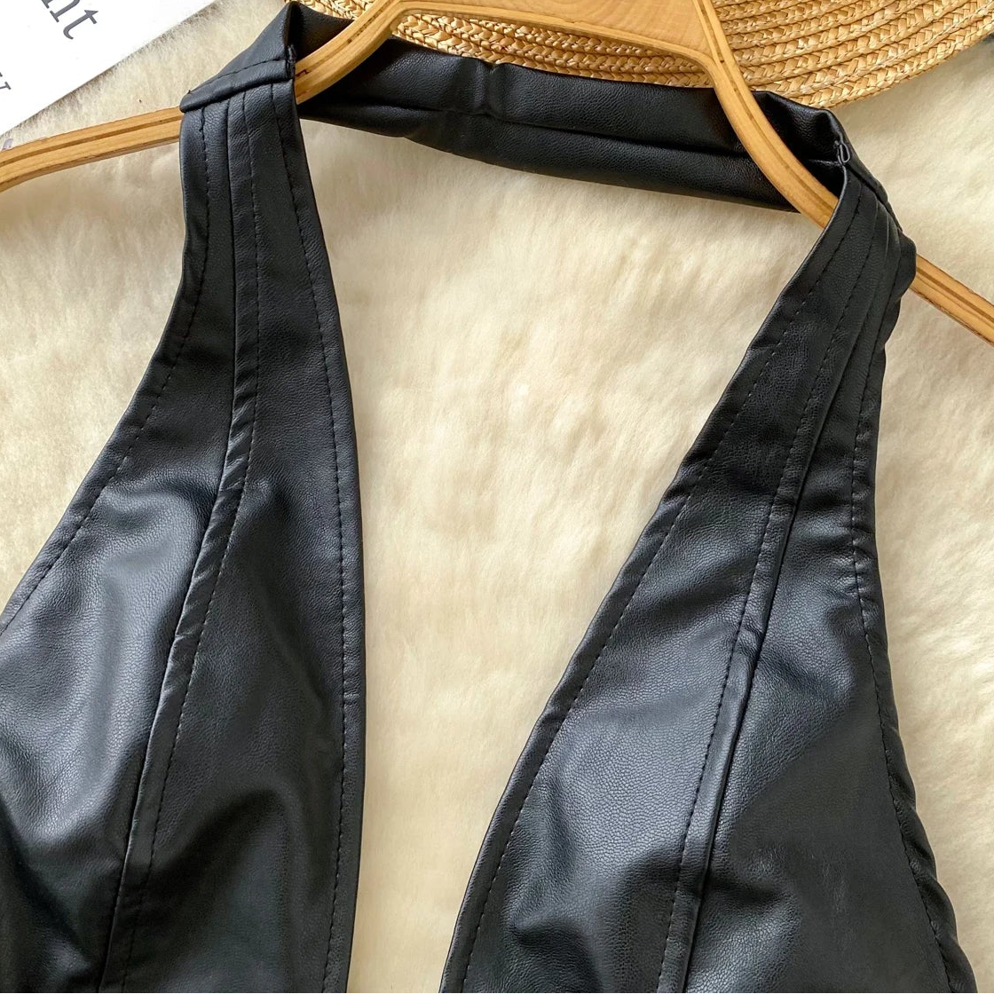 Deepline Halter Corset Top