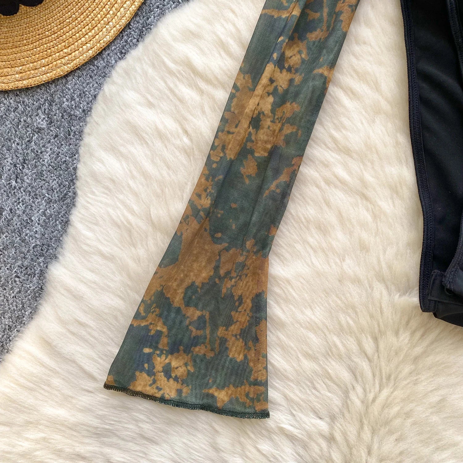 Strata Mesh Corset Bodysuit