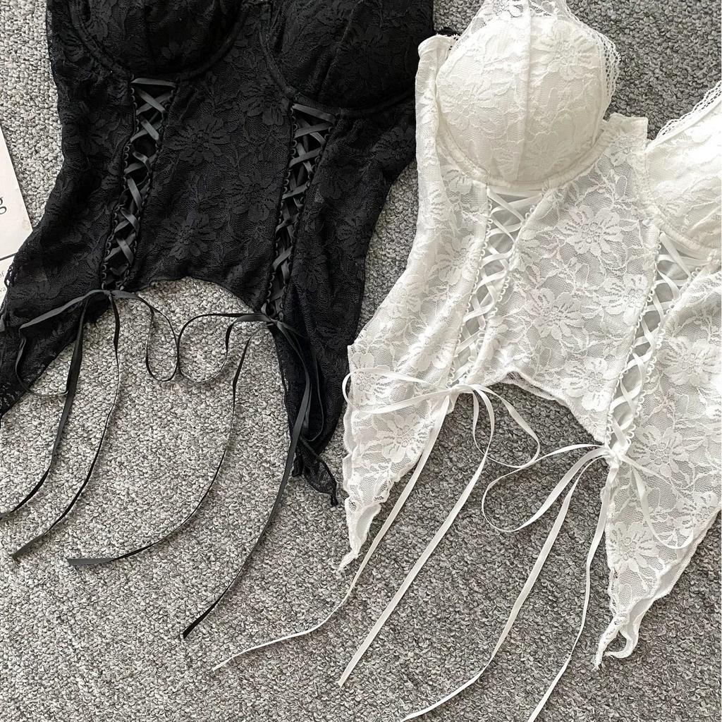 Lattice Tie Bodysuit