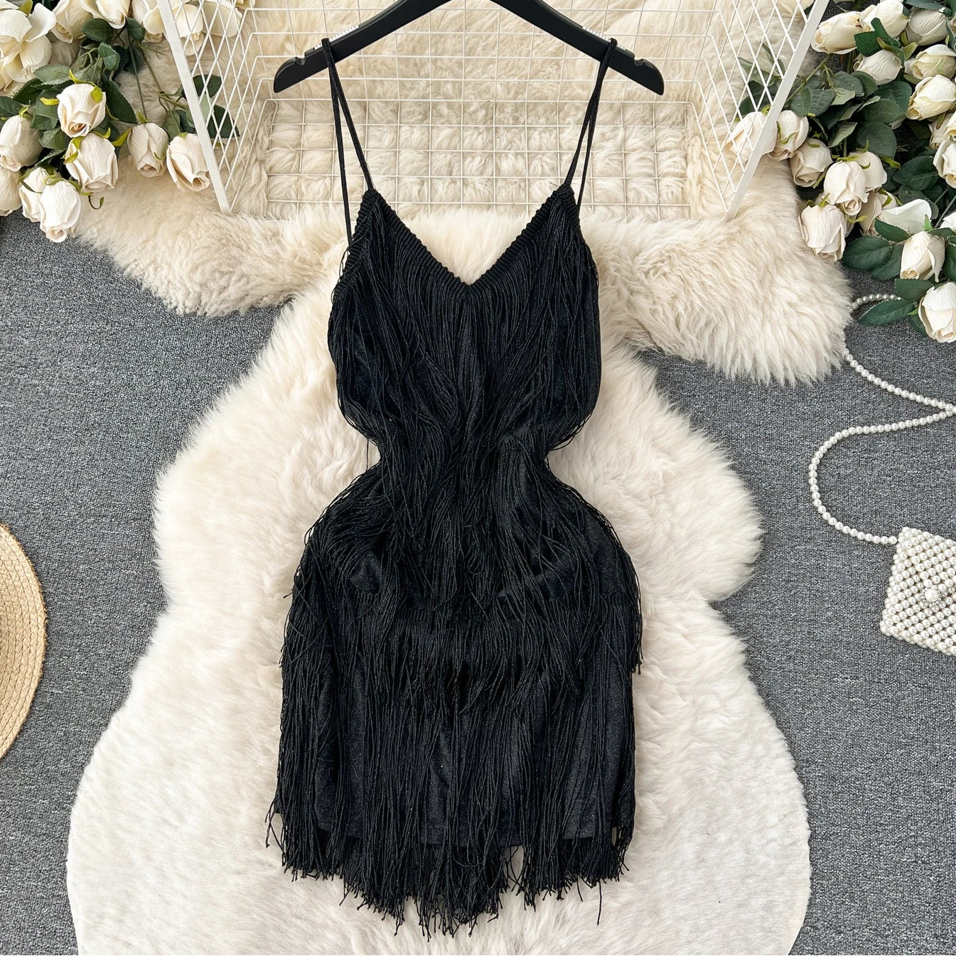 Tassel Flutter Dress