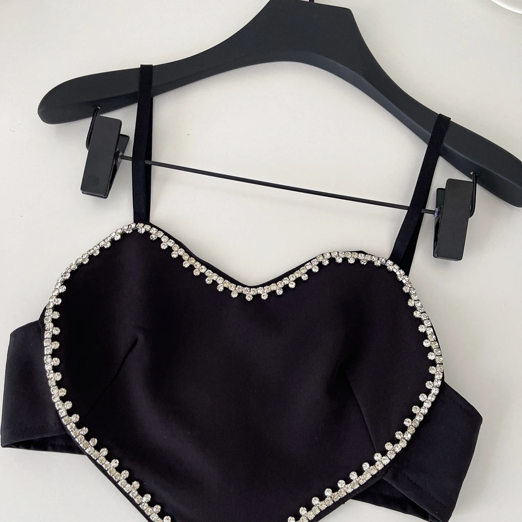 Diamante Heart Top