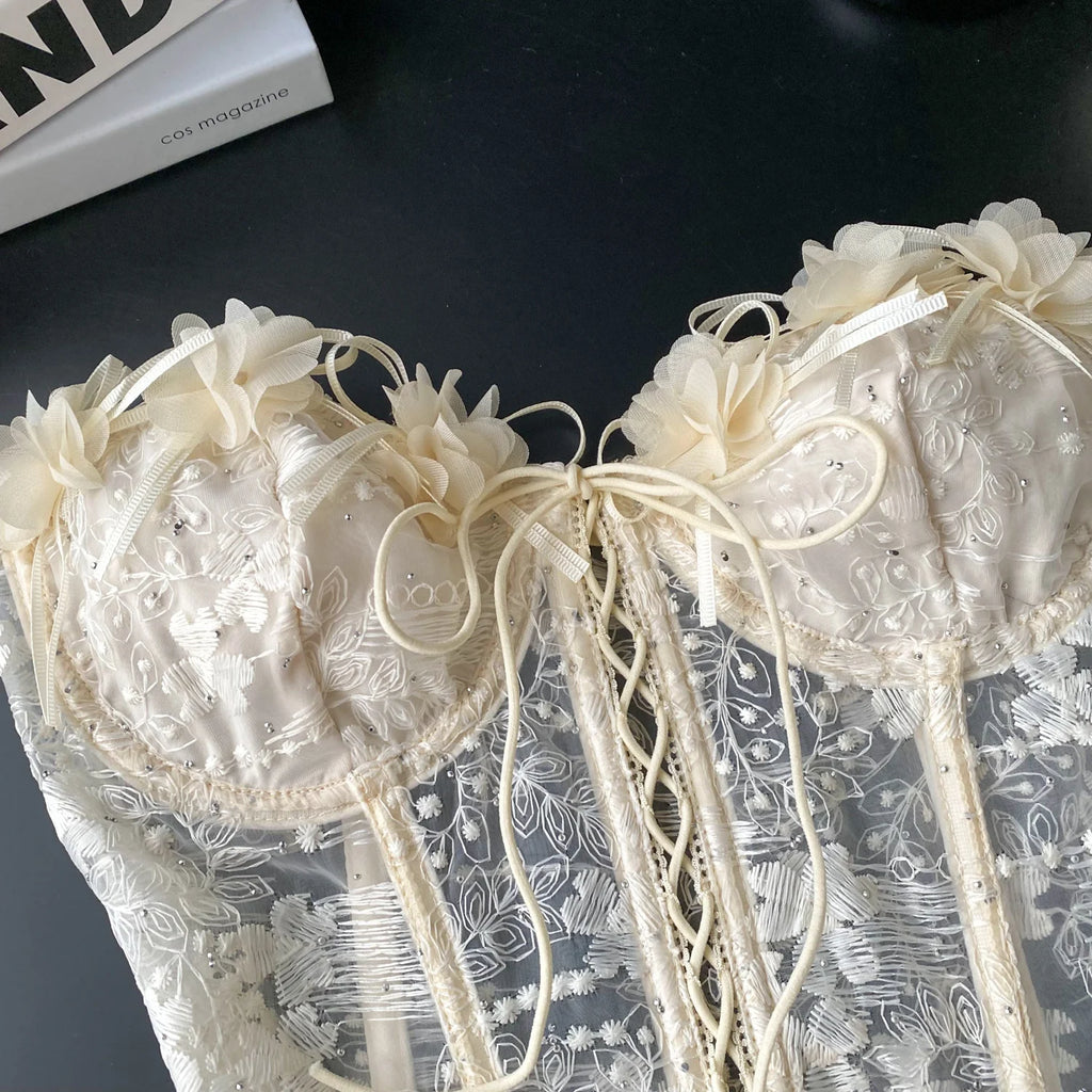 Heirloom Ruffle Corset Top