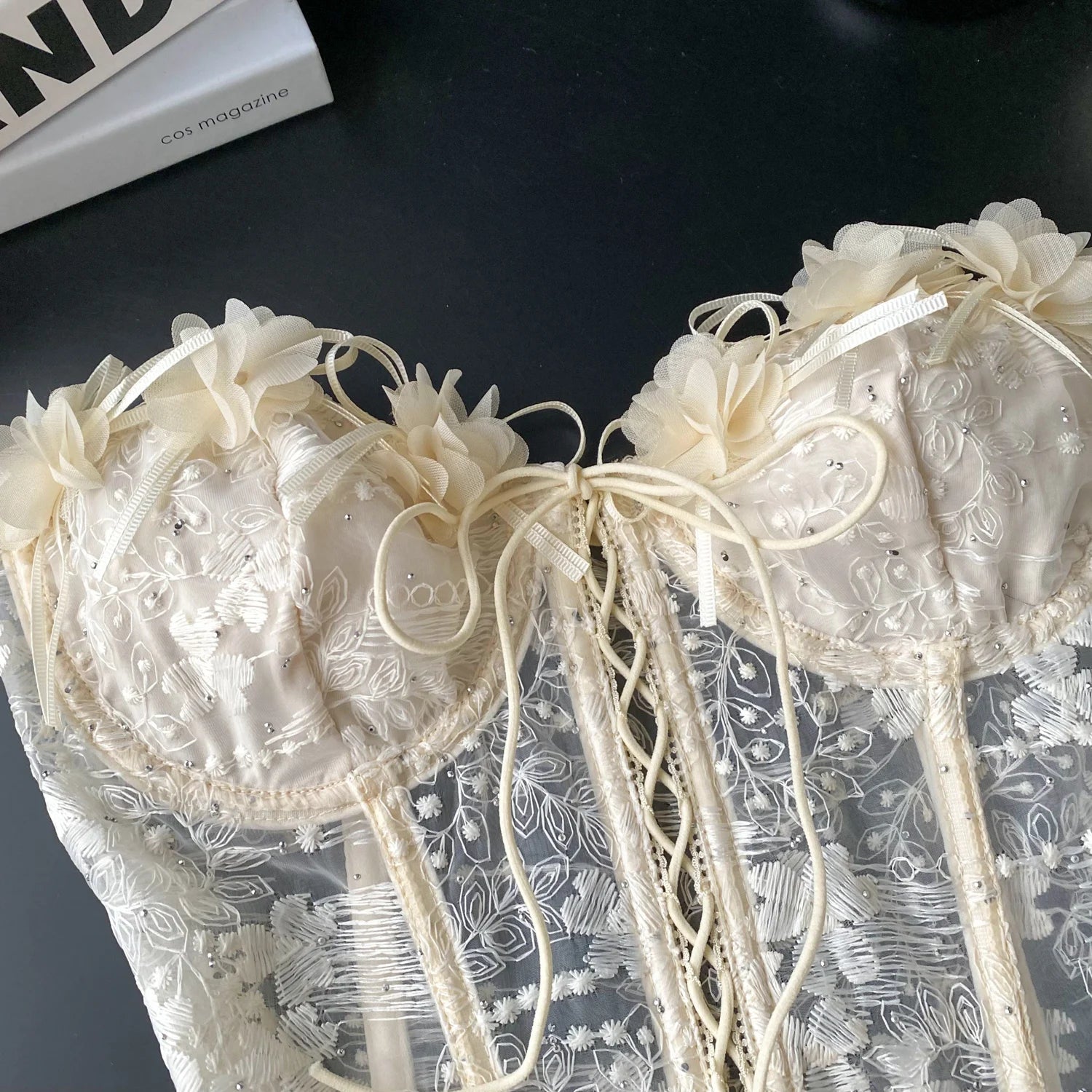 Heirloom Ruffle Corset Top