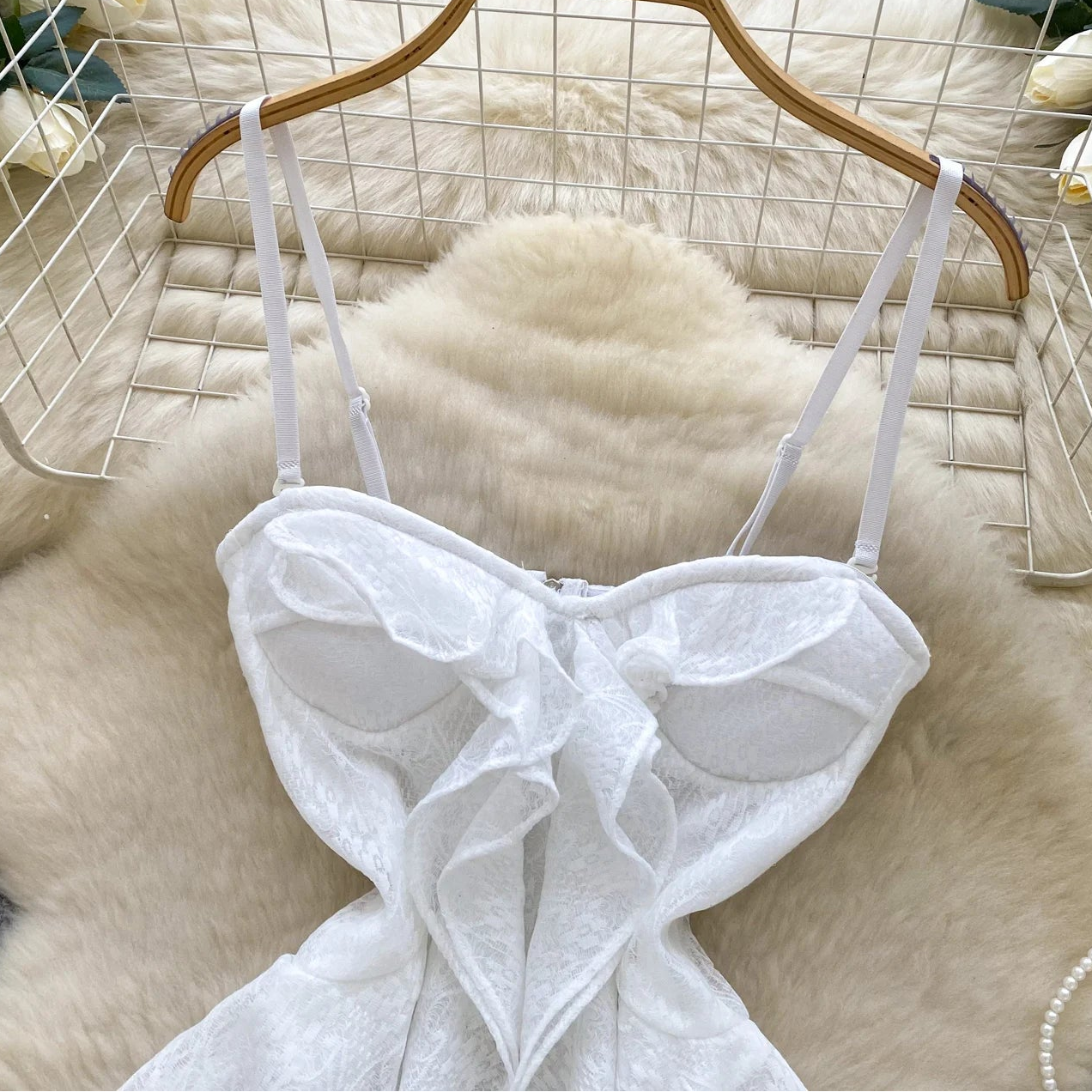 Almost Innocent Lace Bodysuit