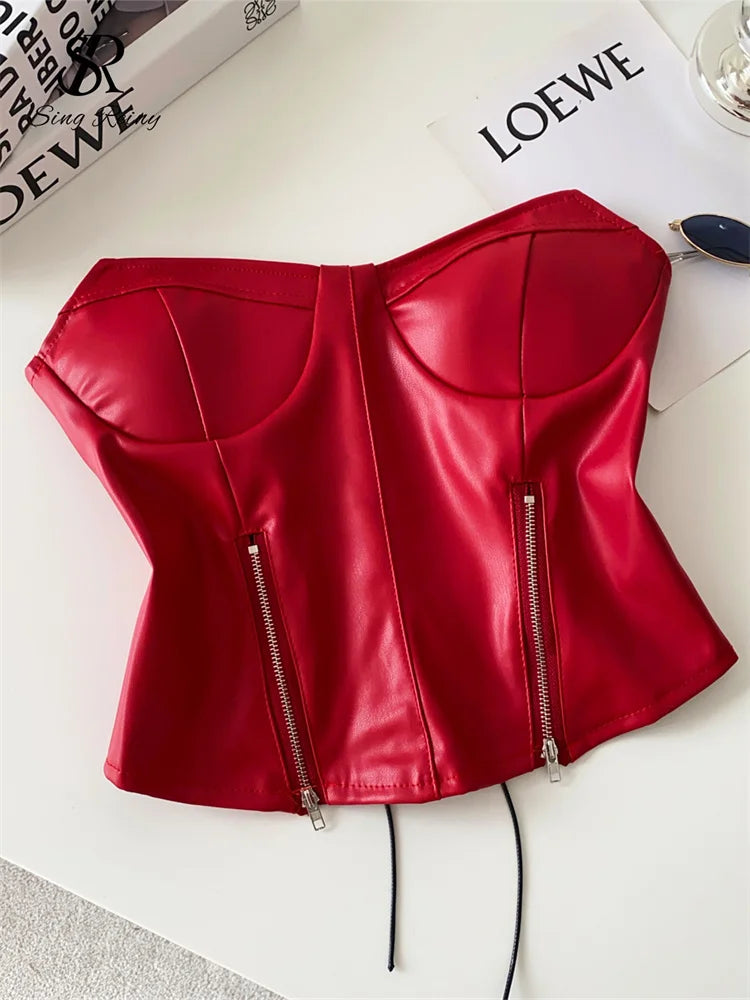 Zip Me Up Corset Top