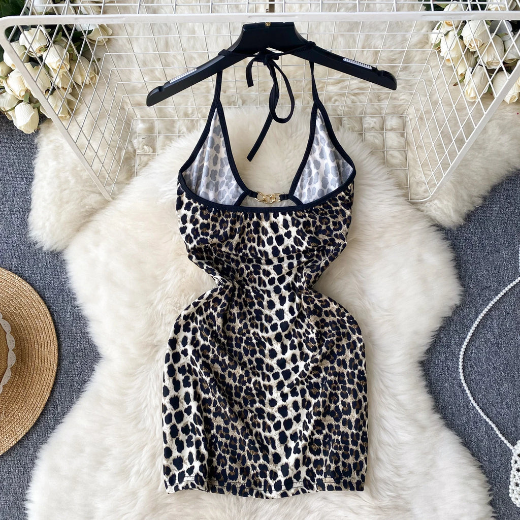 Wild Leopard Bodycon Dress