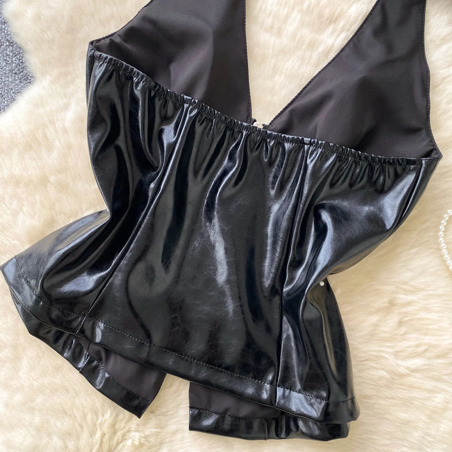 After Dark Leather Top