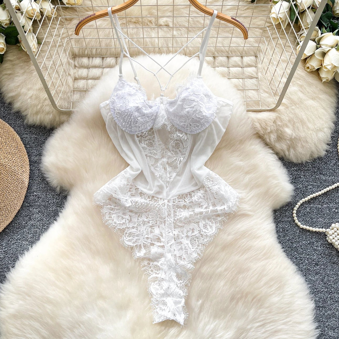 Dark Intentions Lace Bodysuit