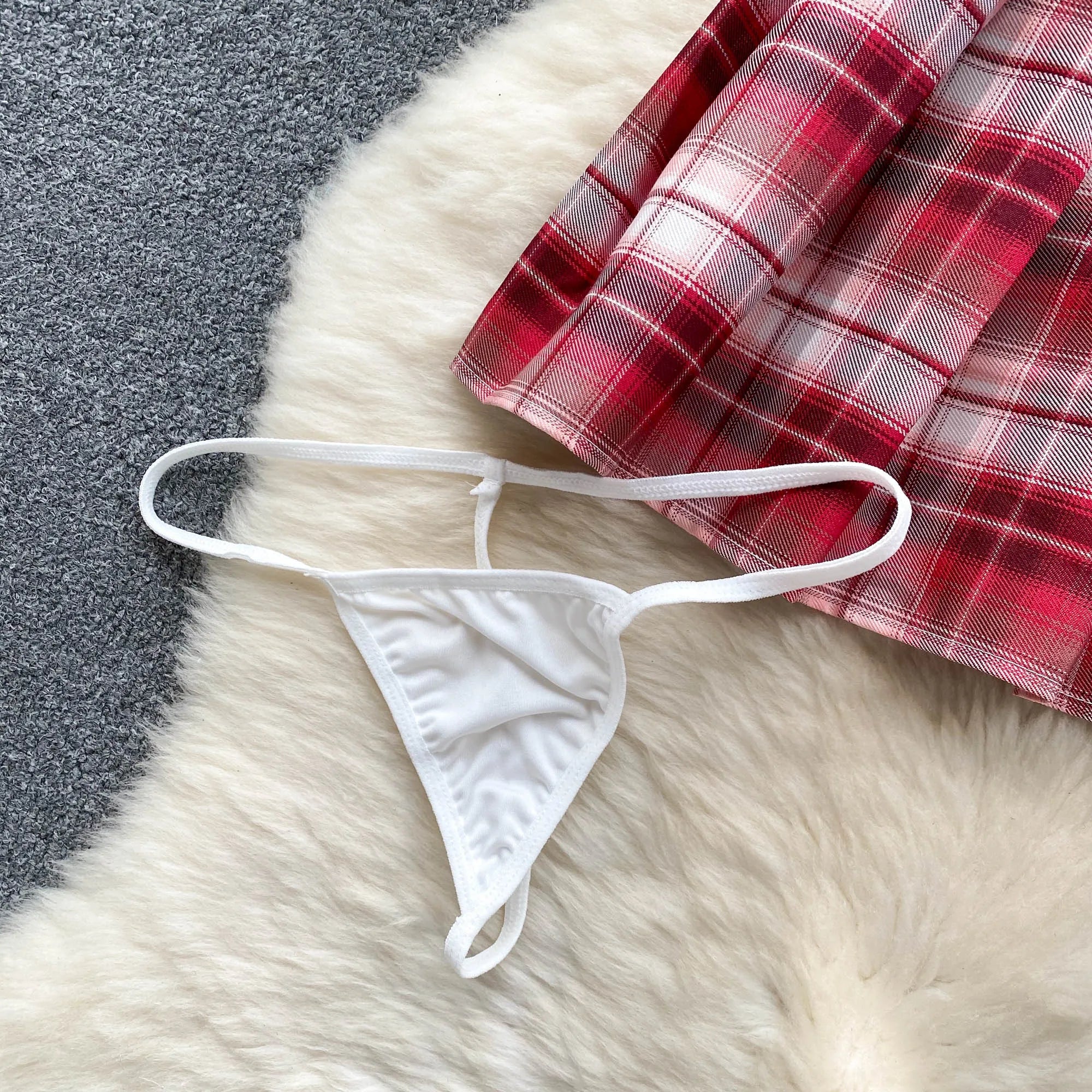 Study Break Plaid Set