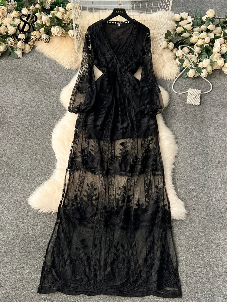 Heirfall Lace Maxi Dress