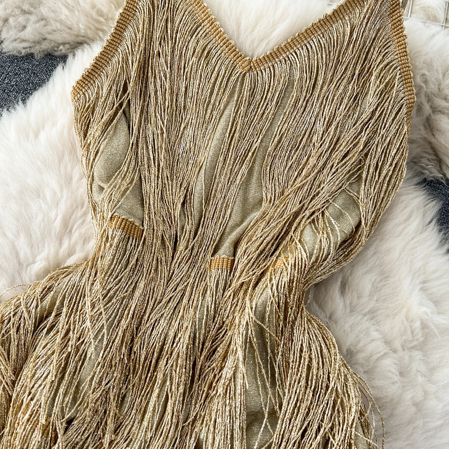 Tassel Flutter Dress