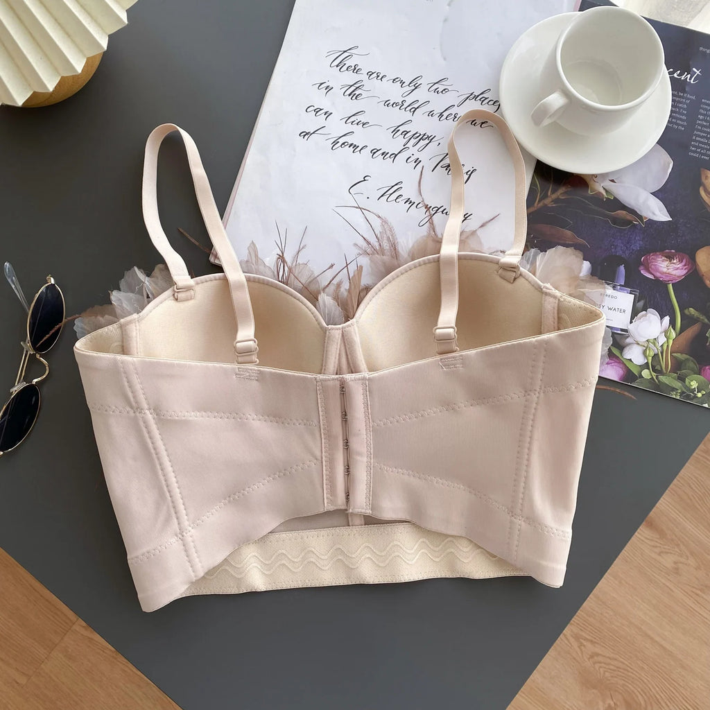 Crushed Bloom Corset Top