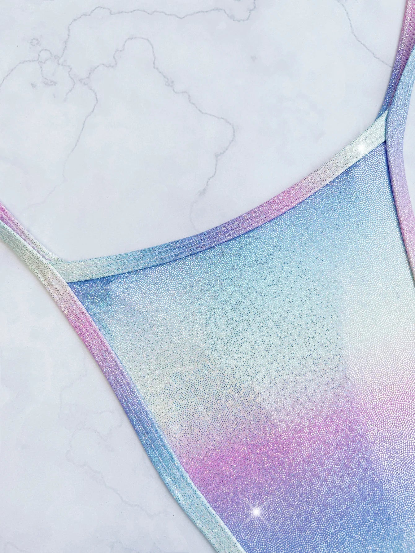 Halo Curve Bandeau Thong Set