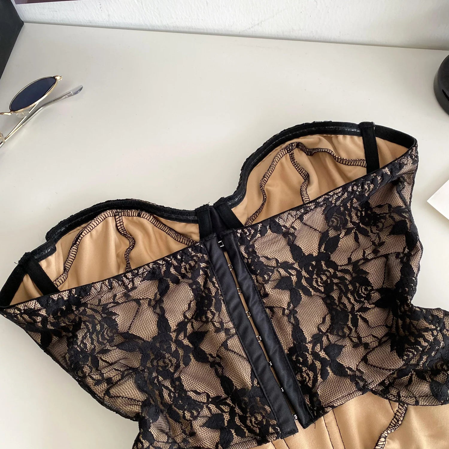 Control Lace Corset Top