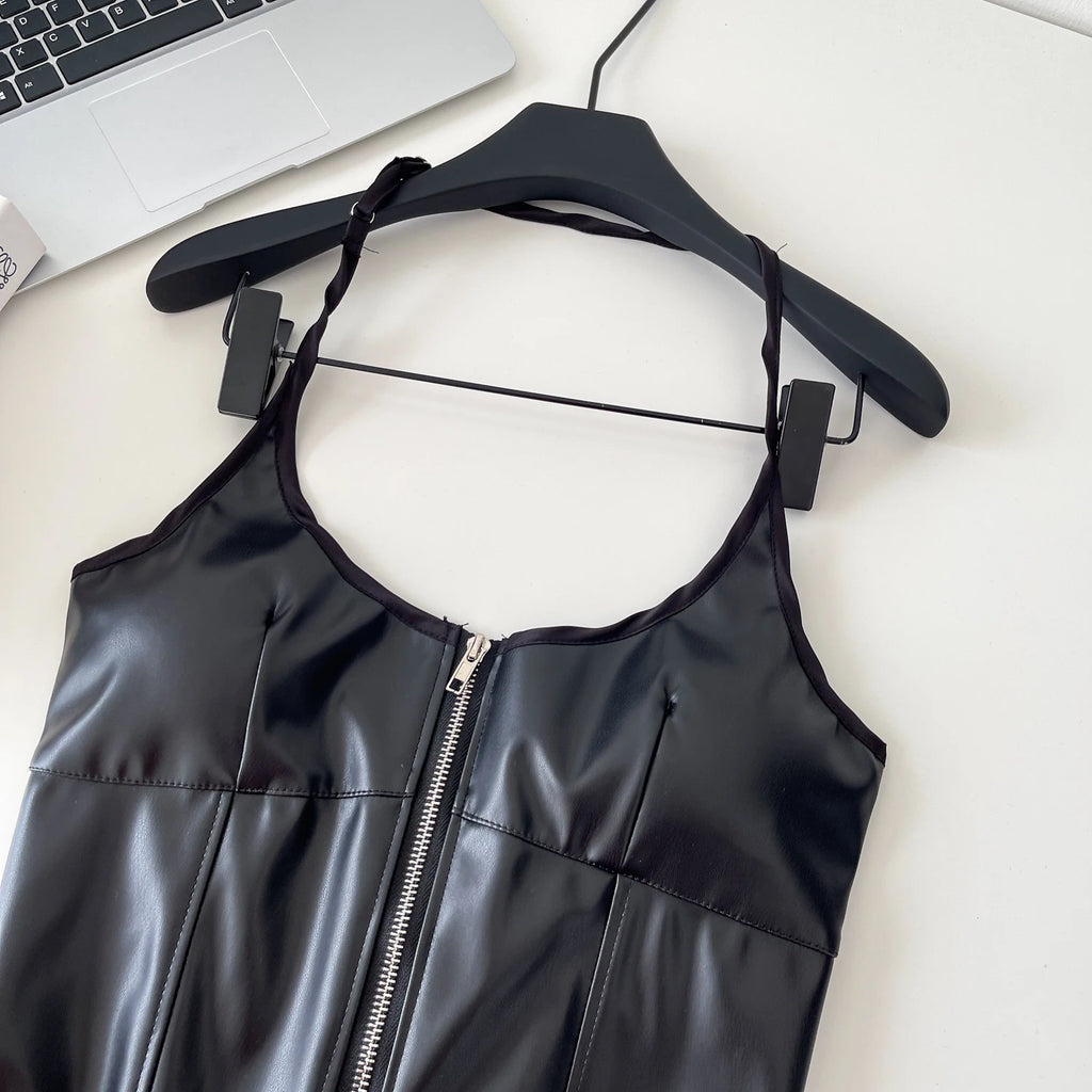 Leather Pleasure Camisole