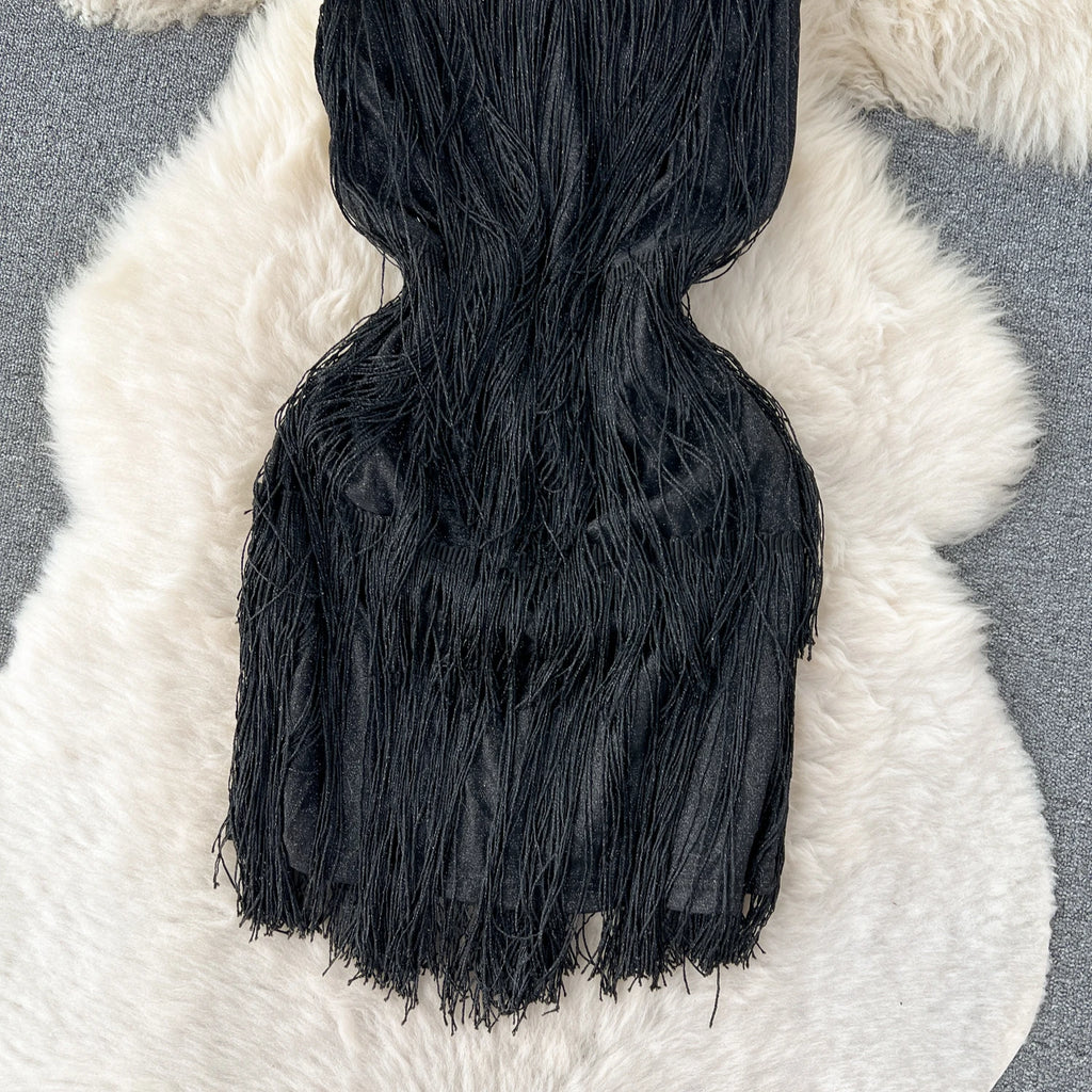 Tassel Flutter Dress