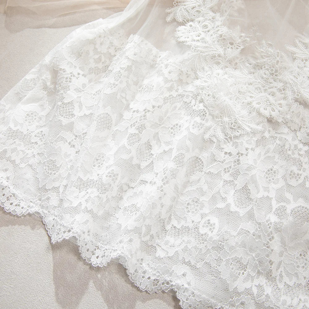 Nightfall Petal Lace Slip Dress