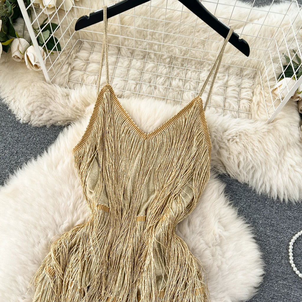 Tassel Flutter Dress