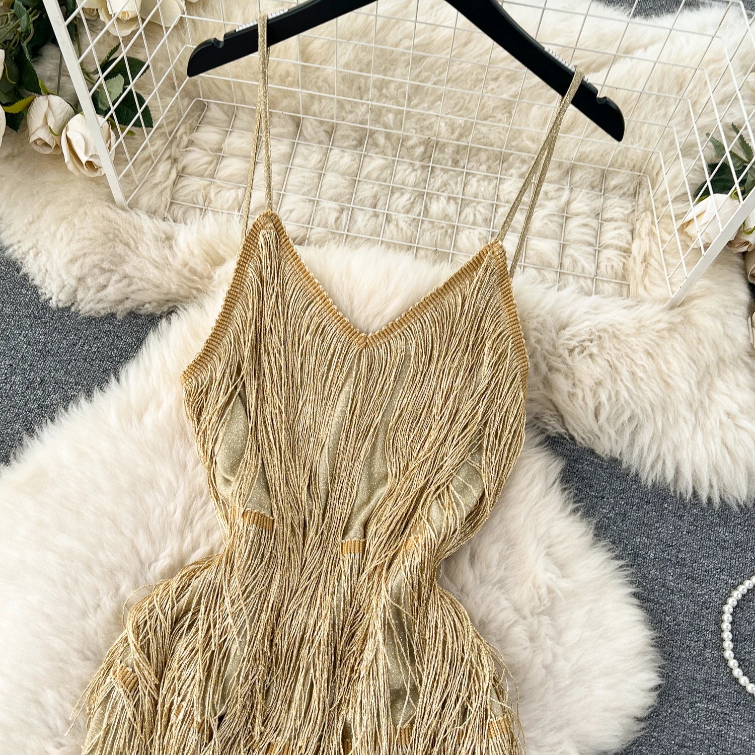 Tassel Flutter Dress