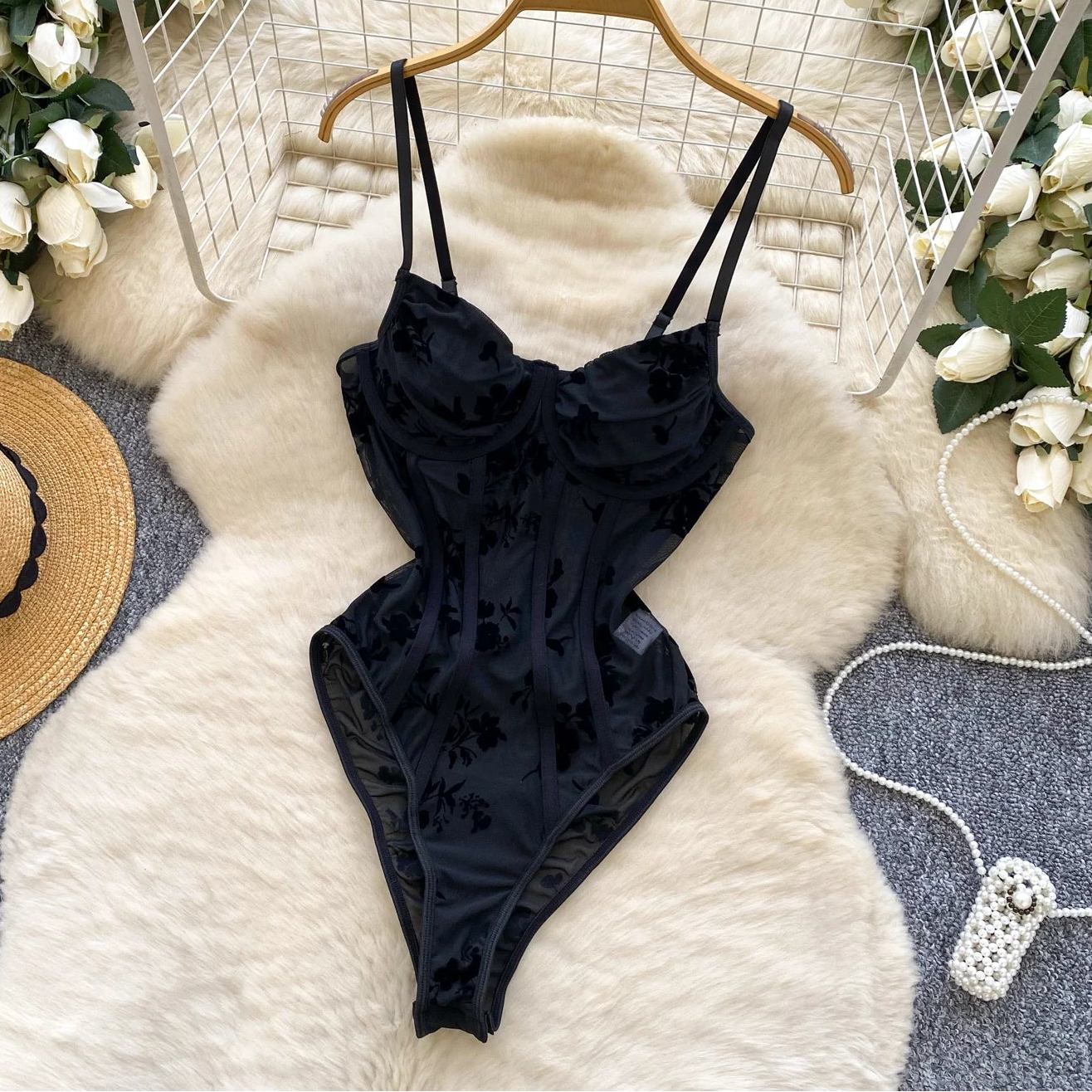 Black Dahlia Bodysuit