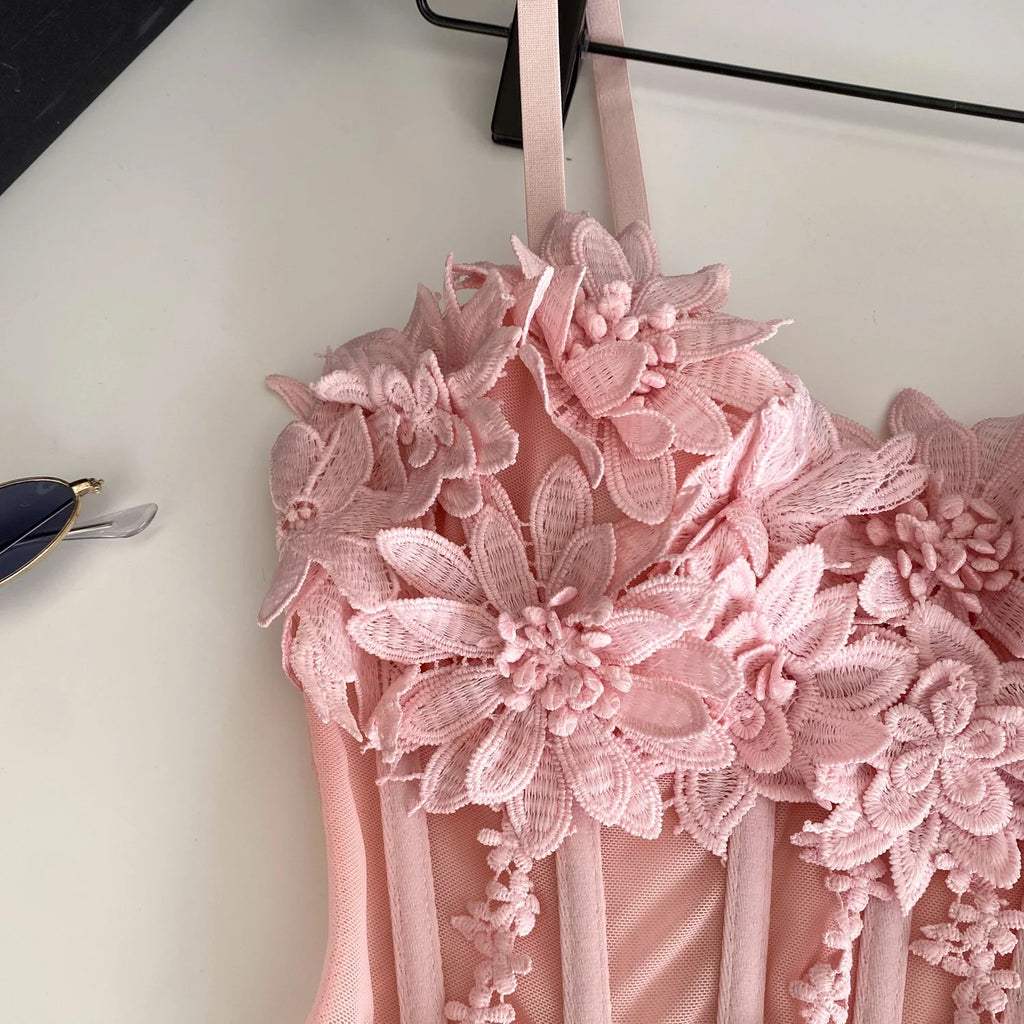 Floral Reverie Corset Bodysuit