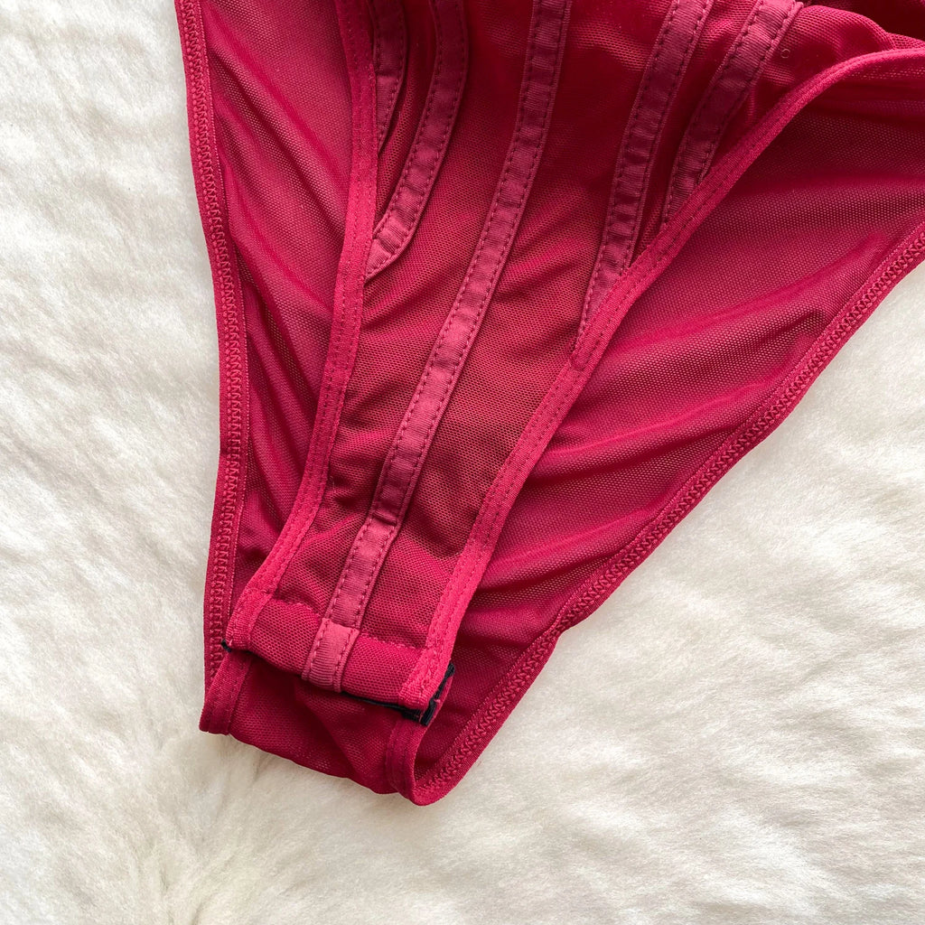 Redline Corset Bodysuit