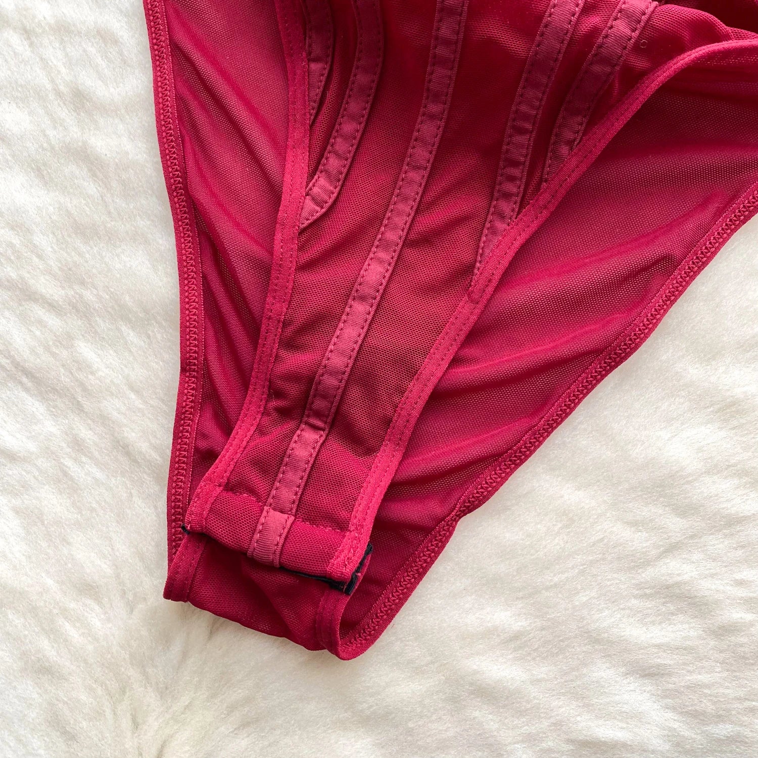 Redline Corset Bodysuit