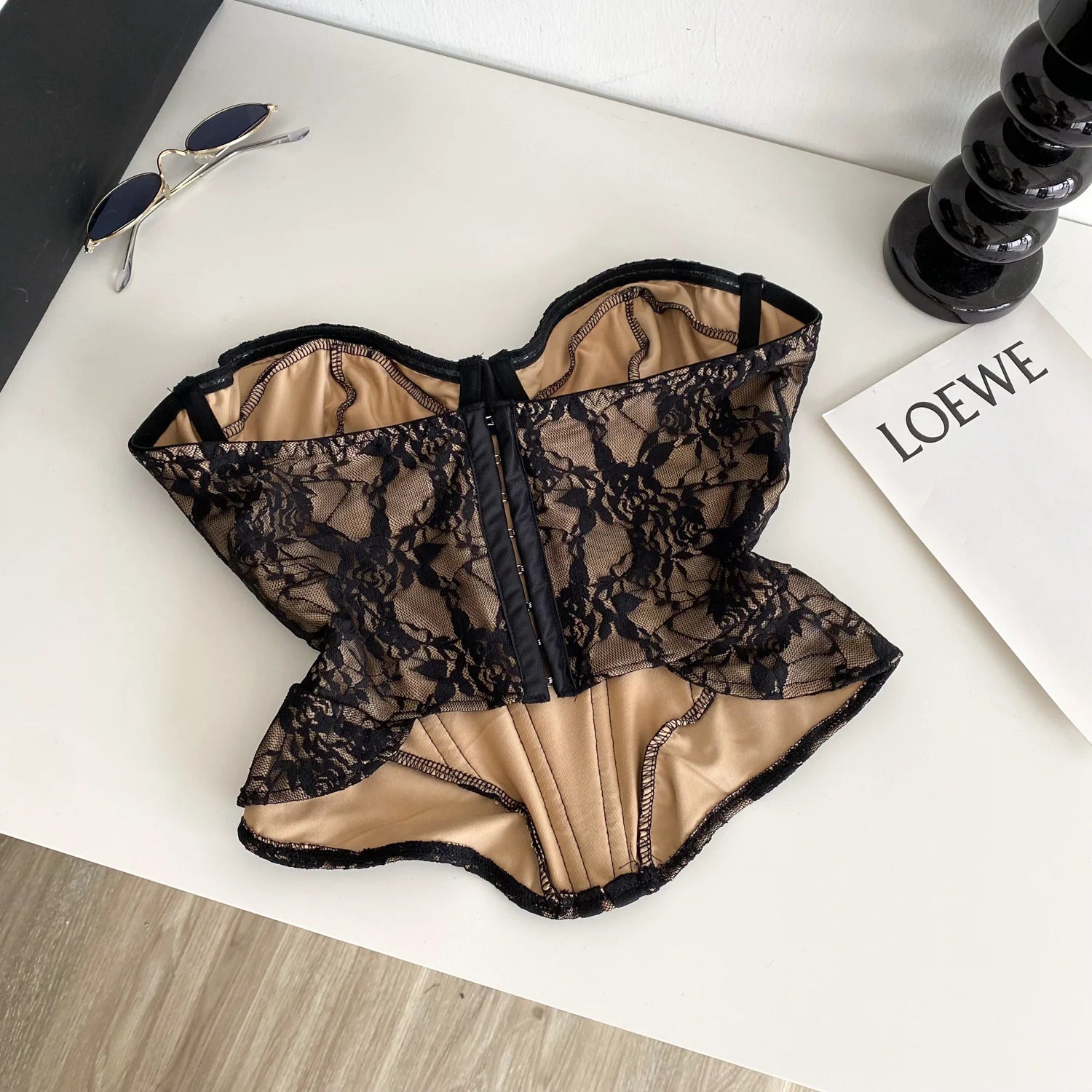 Control Lace Corset Top