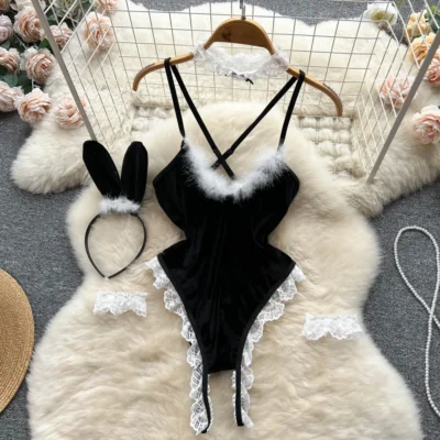 Lace Bunny Bodysuit