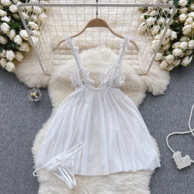 Angel Whisper Sheer Babydoll Set